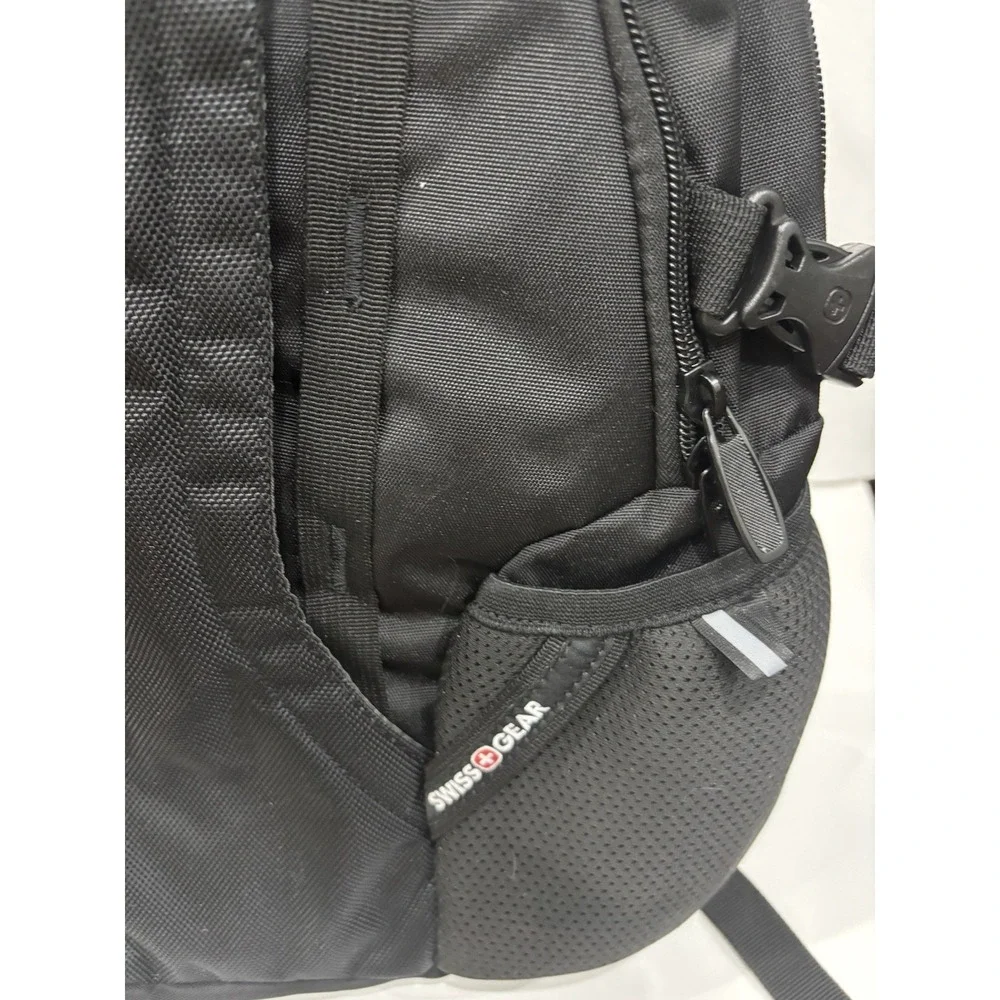 SwissGear ScanSmart Black Laptop Backpack TSA Travel Airflow Business Bag